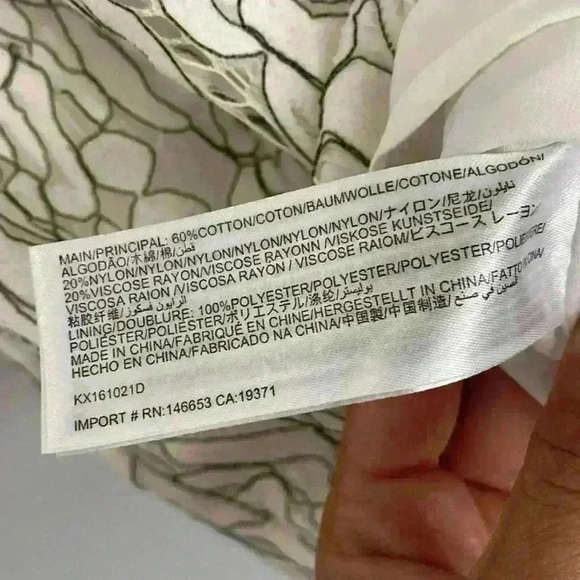 Porcelain Long Sleeve Lace Dress in Ivory - Picture 6 of 7